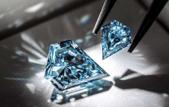 Natural blue hot sale diamond prices